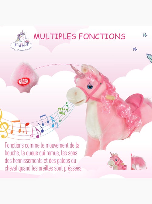 Cheval à bascule modèle licorne - Kiabi Cheval à bascule modèle licorne - Kiabi