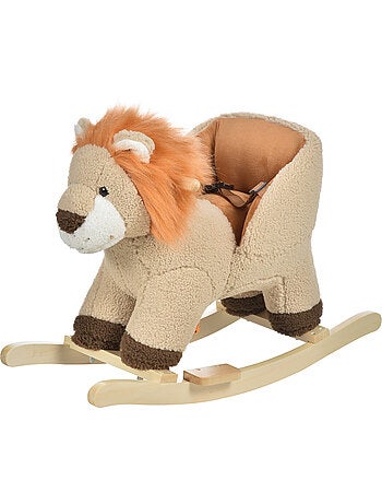 Cheval à bascule modèle lion