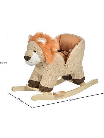 Cheval à bascule modèle lion