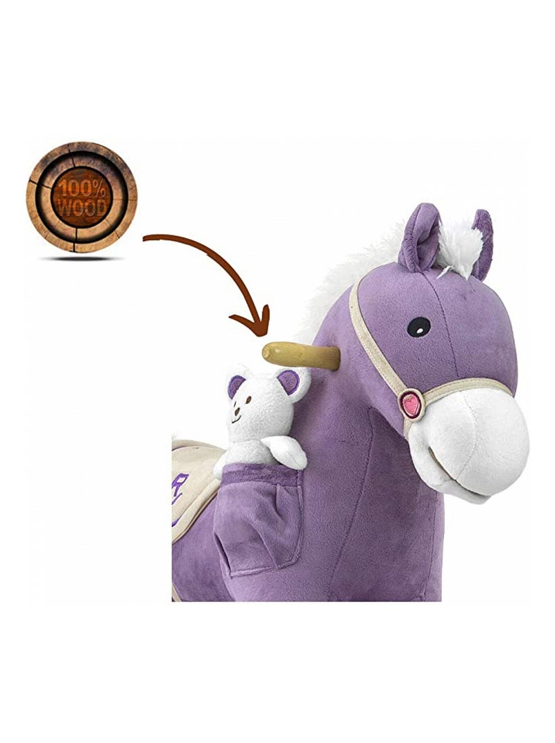 Cheval à Bascule Poney Violet - Kiabi