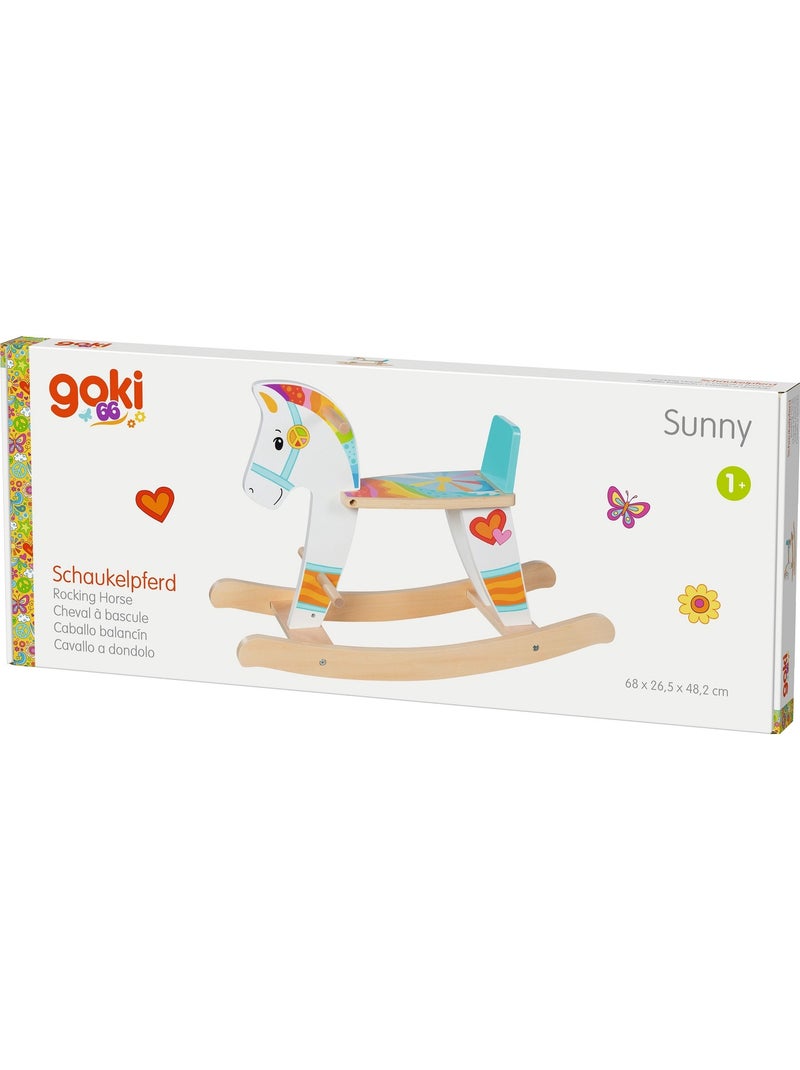Cheval à bascule Sunny Blanc - Kiabi