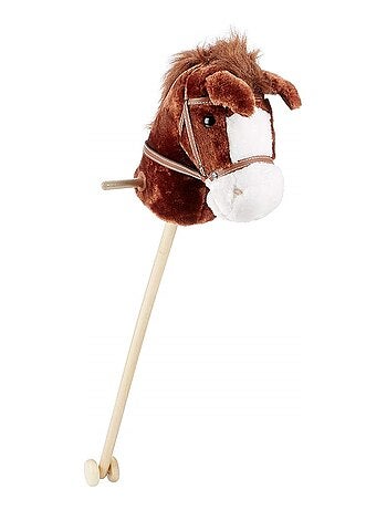 Cheval à bâton avec son brun foncé
