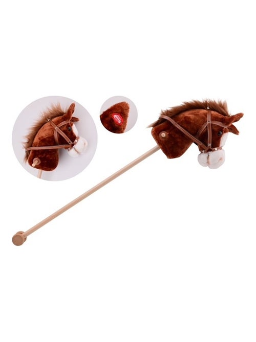 Cheval à bâton avec son marron clair - Kiabi