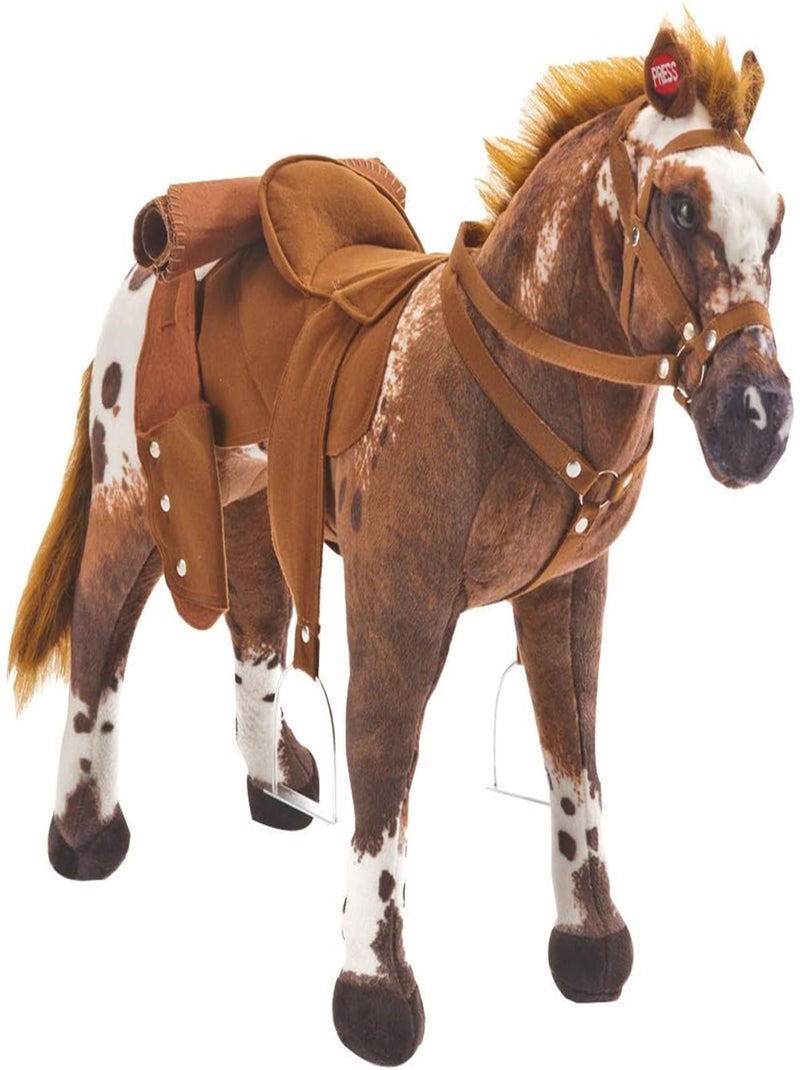 Cheval Cow-Boy debout Avec son - Capacité de charge d'env. 100 kg Marron - Kiabi