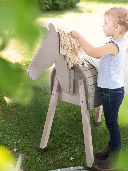 Cheval de jardin en bois massif résistant pour enfant 'Outdoor+' ROBA - Kiabi Cheval de jardin en bois massif résistant pour enfant 'Outdoor+' ROBA - Kiabi