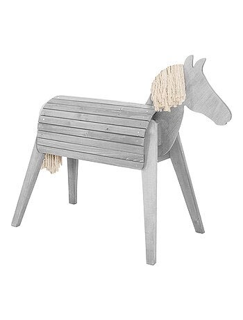 Cheval de jardin pour enfant en bois massif résistant 'Outdoor+' ROBA