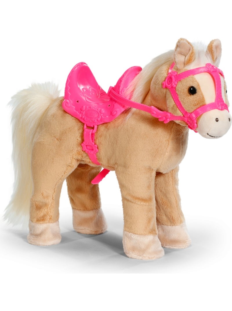 Cheval de peluche avec sons et fonction de marche Marron - Kiabi
