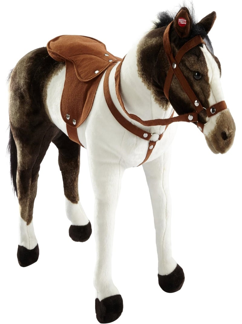 Cheval debout Avec son - Capacité de charge d'env. 100 kg Marron - Kiabi