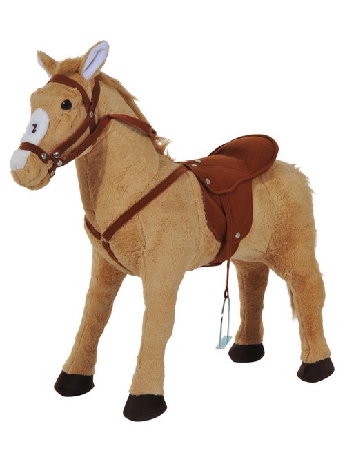 Cheval debout en peluche effets sonores - Kiabi Cheval debout en peluche effets sonores - Kiabi