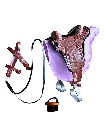 Cheval en Tissu pour Poupee
