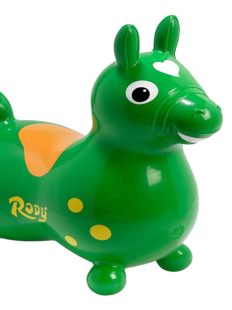 Cheval Sauteur gonflable, vert N/A - Kiabi