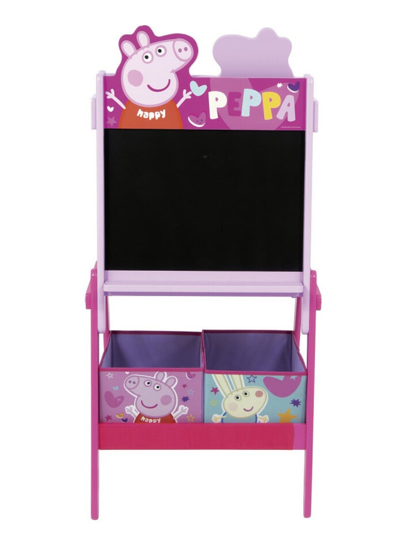 Chevalet de Double Face et bacs de rangement - Peppa Pig - H 117 cm Rose - Kiabi