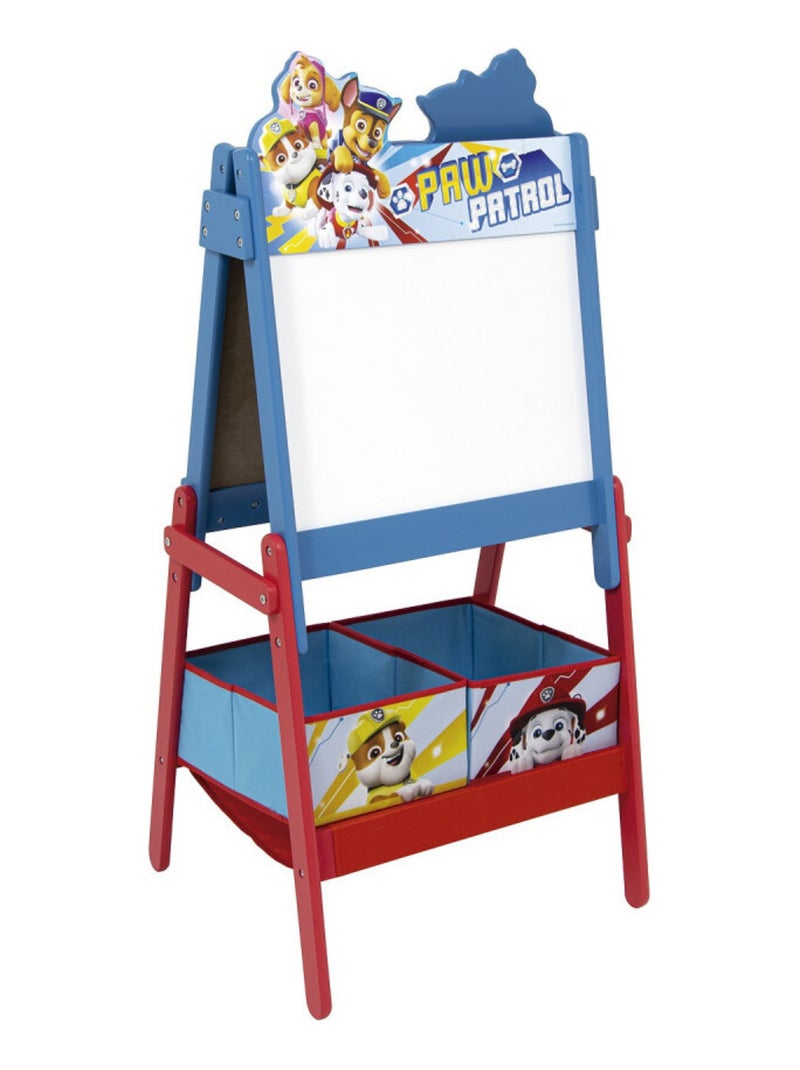Chevalet double face et bacs de rangement Pat Patrouille - H 117 cm Bleu - Kiabi