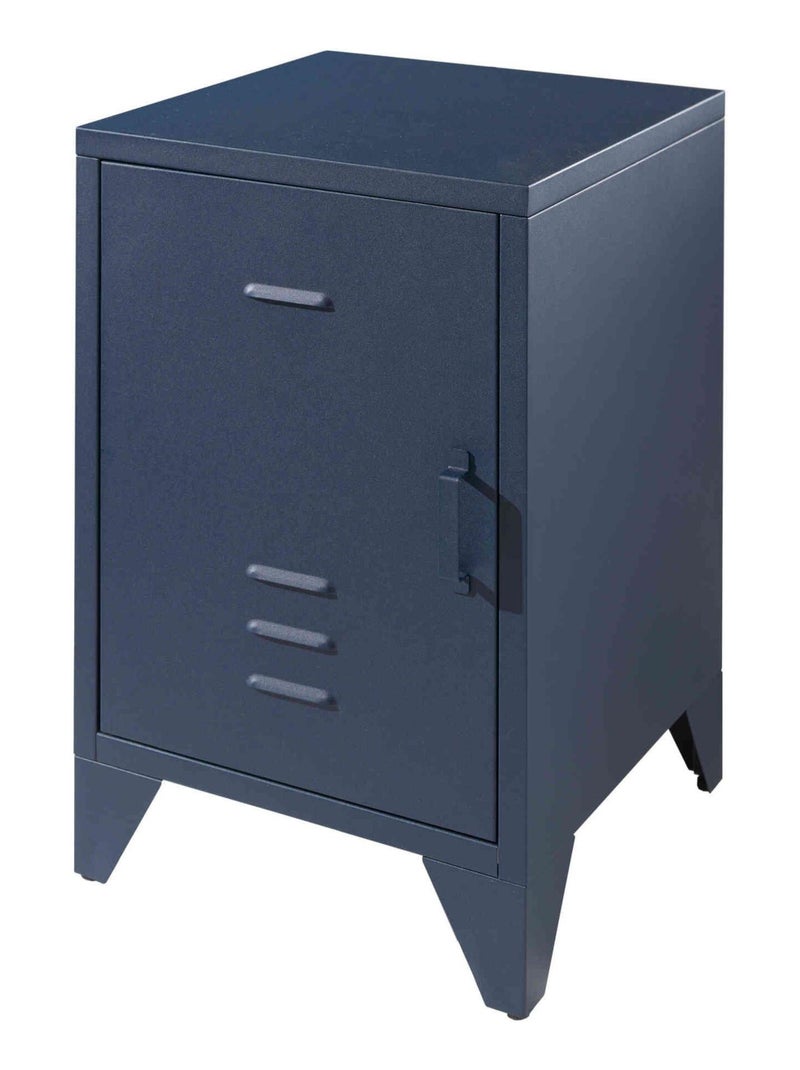 Chevet 1 porte en métal Bleu marine - Kiabi