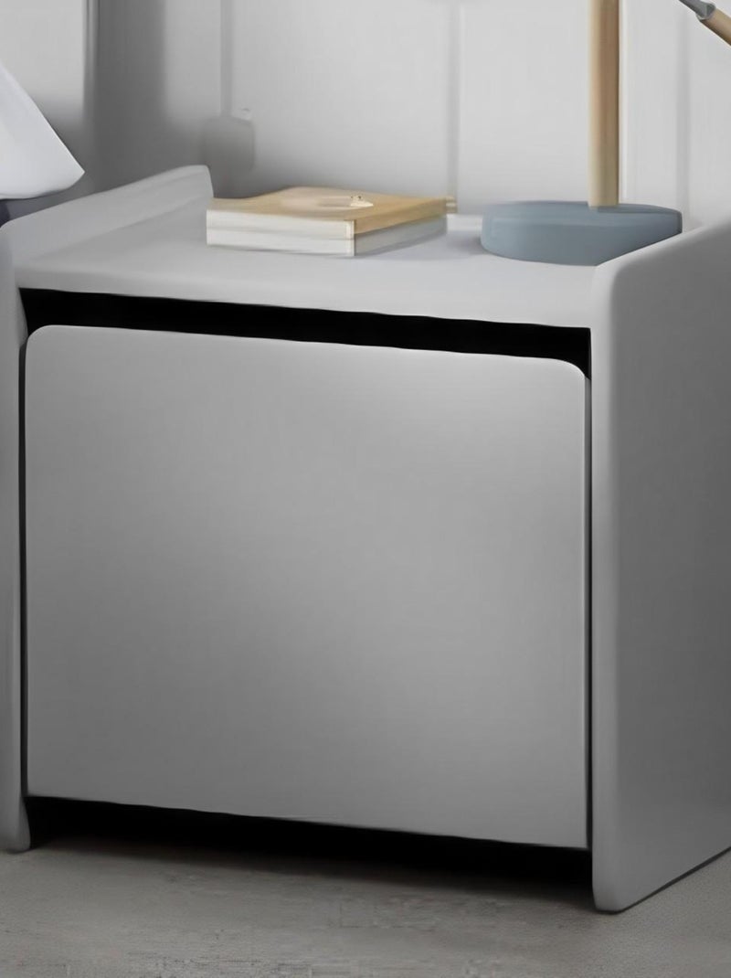 Chevet 1 porte Gris - Kiabi