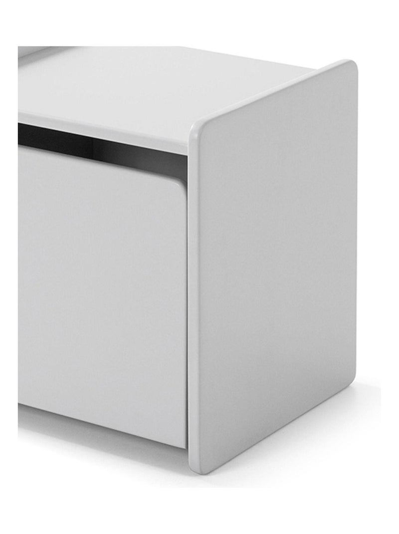 Chevet 1 porte Gris - Kiabi