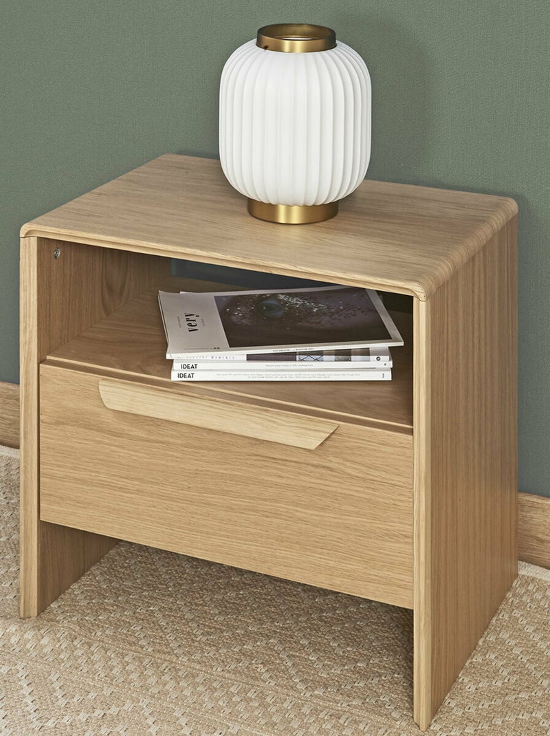 Chevet avec tiroir Brazza - AKITEN RETAIL Marron - Kiabi