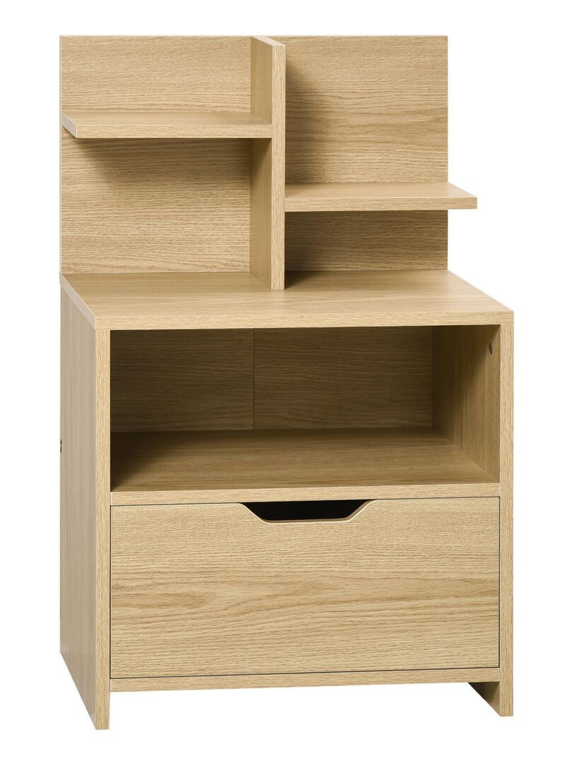 Cabinet De Chevet Miniature En Bois Blanc Vintage - 5.5x3.9x5.1cm - Décoration Maison De Poupée, Modèle DIY, Accessoire Photo - 5