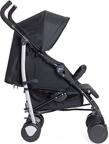Chicco - poussette canne - echo lite - 4 roues - ebony