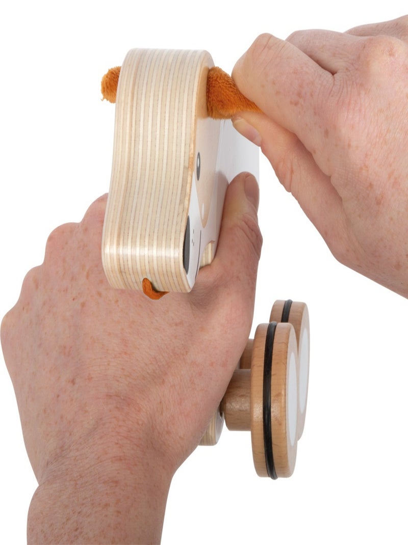 Chien à tirer avec oreilles crépitantes Beige - Kiabi