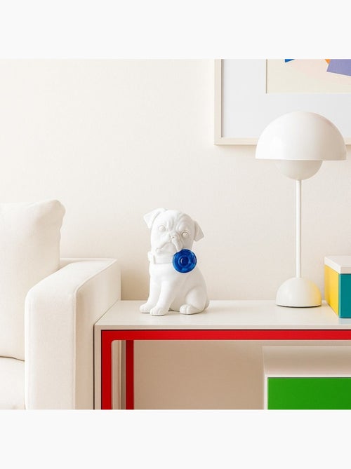 Chien en résine avec sucette 24cm - Kiabi