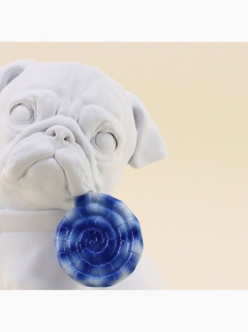 Chien en résine avec sucette 24cm - Kiabi