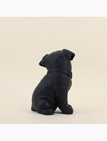 Chien en résine avec sucette 24cm