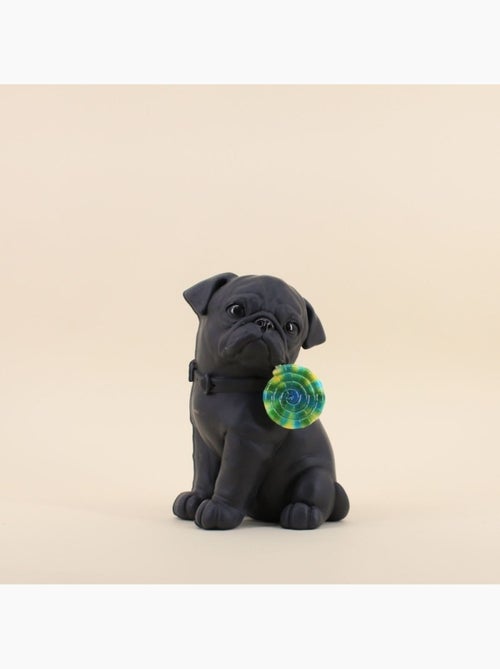 Chien en résine avec sucette 24cm - Kiabi