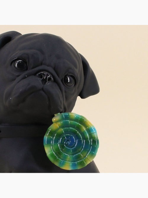 Chien en résine avec sucette 24cm - Kiabi