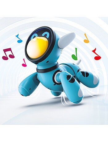 Chien radiocommandé - silverlit - jiggo - multicolore - interactif - pour enfants à partir de 5 ans