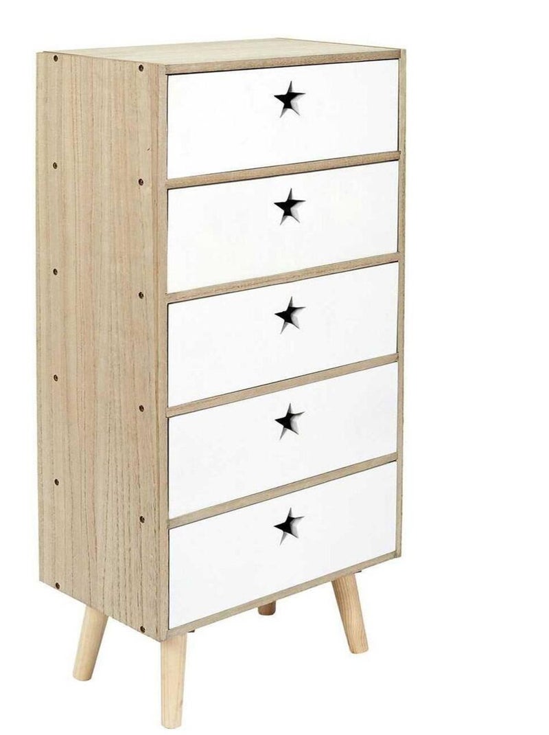 Chiffonnier Like a star blanc Blanc - Kiabi