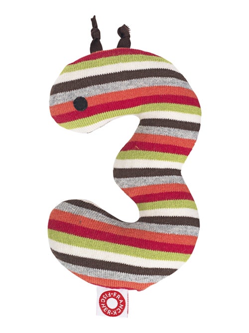 Chiffre 3, jouet en tissu - Kiabi