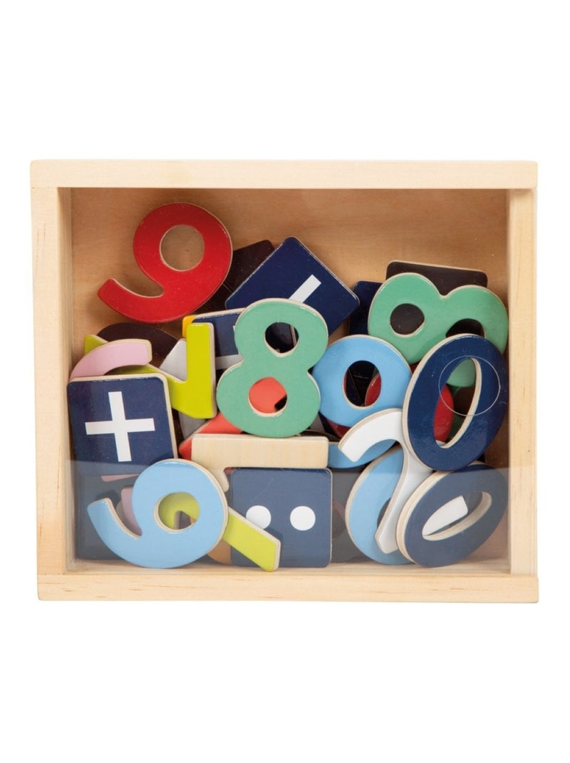 Chiffres magnétiques colorés Beige - Kiabi