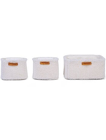 Childhome - Lot de 3 paniers à suspendre table à langer