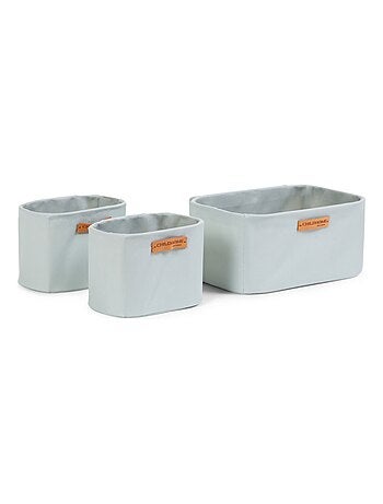 Childhome - Lot de 3 paniers à suspendre table à langer