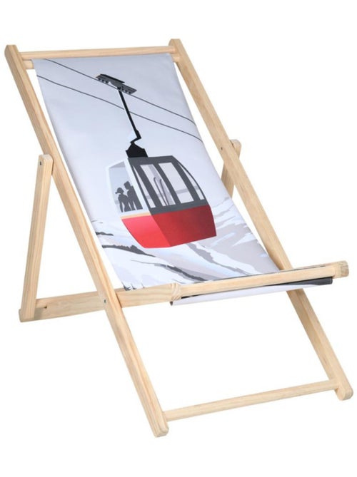 Chilienne BERNEX blanche – 126 x 59 x 5 cm - Kiabi