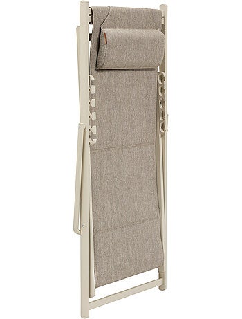 Chilienne de jardin pliable et empilable en aluminium LUNIVIA