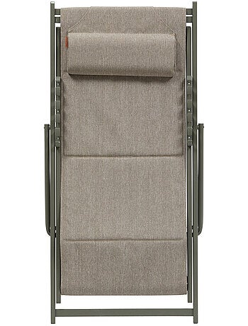 Chilienne de jardin pliable et empilable en aluminium LUNIVIA