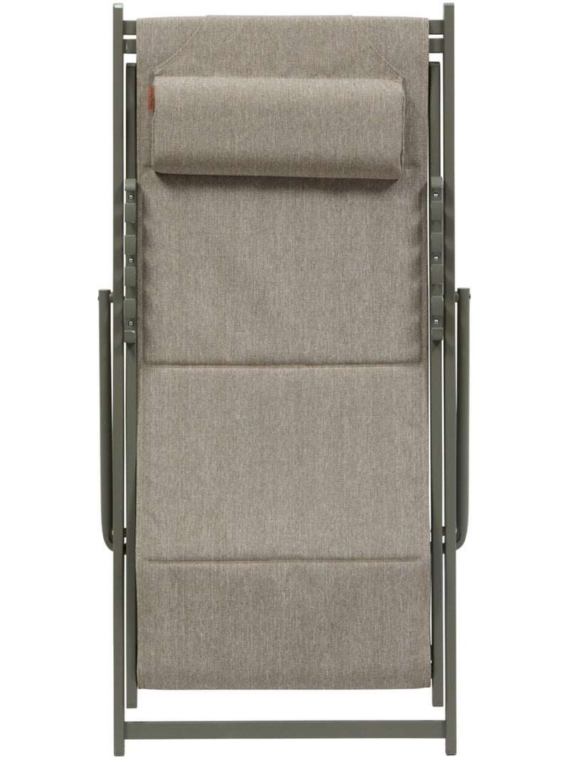Chilienne de jardin pliable et empilable en aluminium LUNIVIA Vert clair - Kiabi