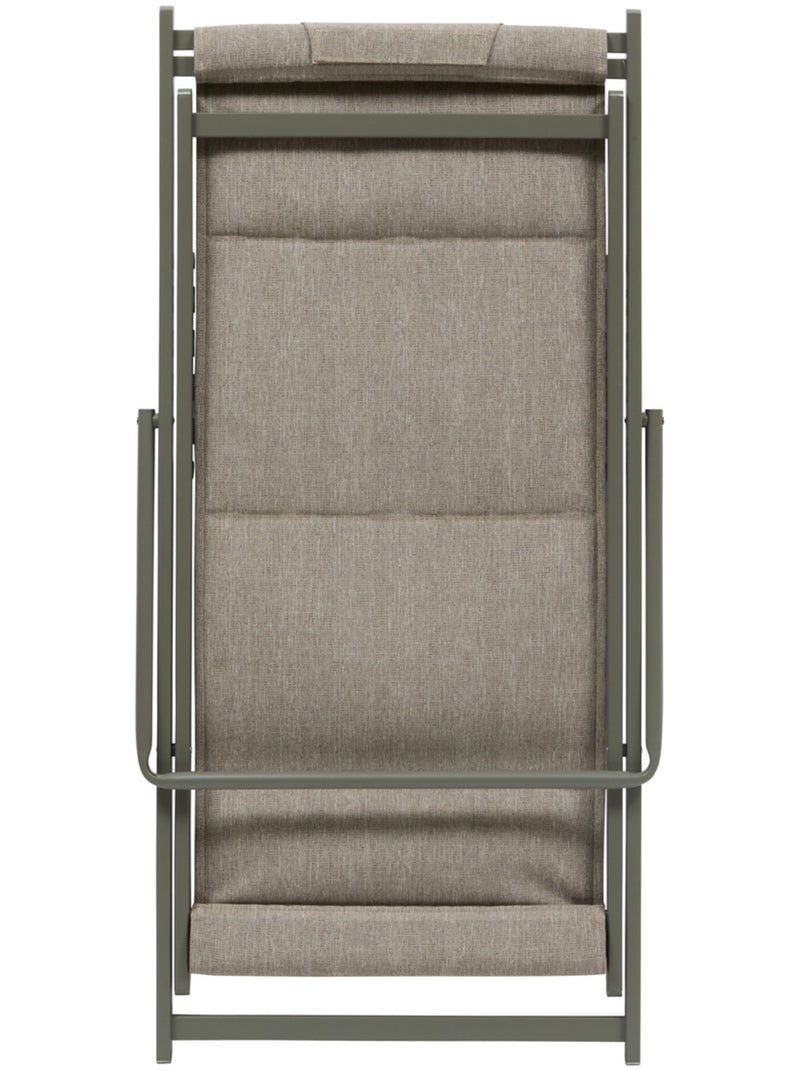 Chilienne de jardin pliable et empilable en aluminium LUNIVIA Vert clair - Kiabi
