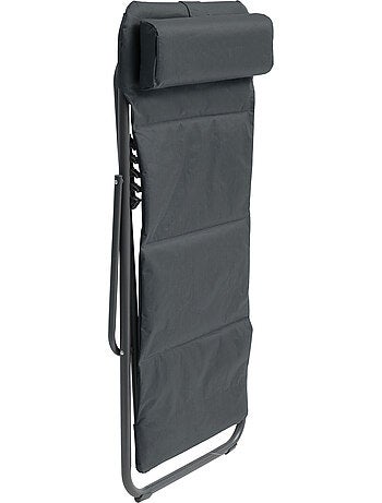Chilienne de jardin pliante 4 positions avec repose-tête JUBBA