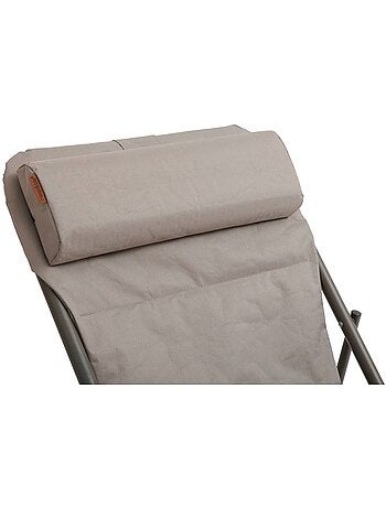 Chilienne de jardin pliante 4 positions avec repose-tête jubba