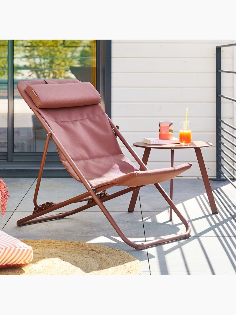 Chilienne de jardin pliante MIRAEL Orange - Kiabi