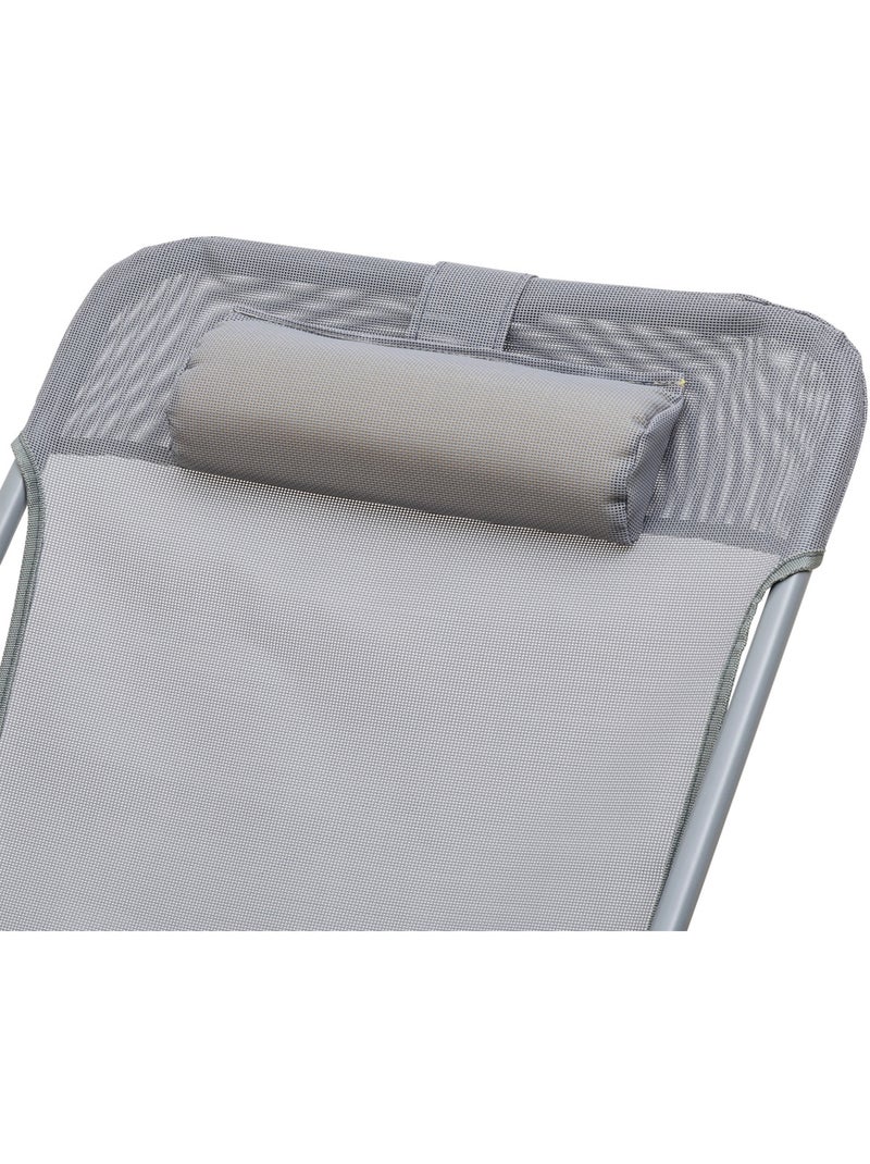 Chilienne pliable SÉTUBAL Gris - Kiabi