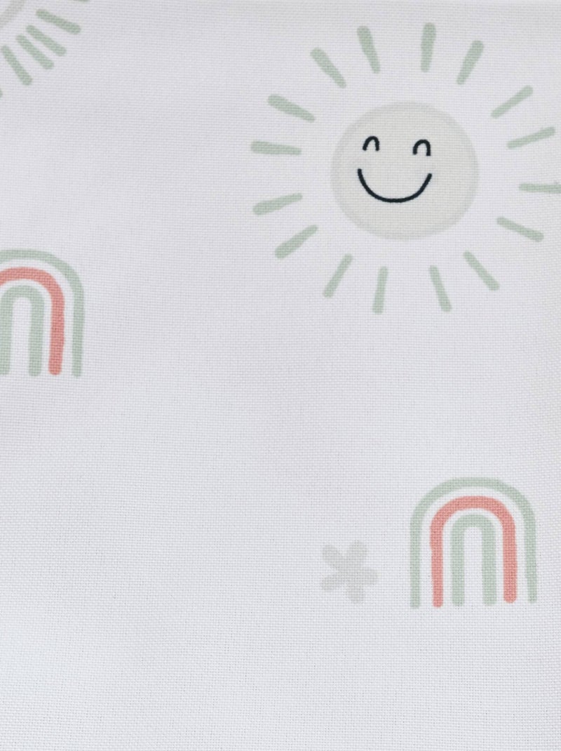 Chilienne pour enfant avec motifs, salon de jardin enfant bois d'eucalyptus (lot Marie Blanc - Kiabi