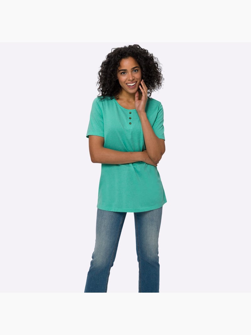 Chiné - Taille Standard - Moda Vilona Bleu Vert - Kiabi