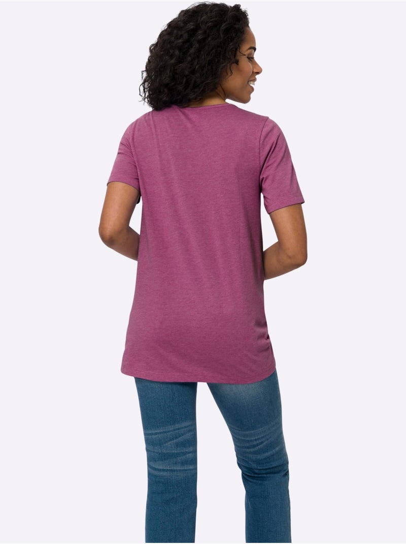 Chiné - Taille Standard - Moda Vilona Magenta - Kiabi