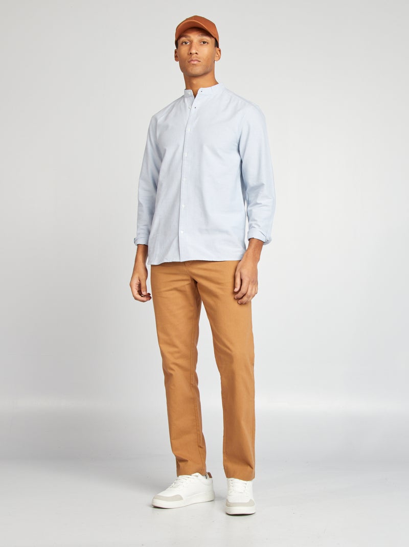 Chino coupe ajustée / slim fit Beige - Kiabi