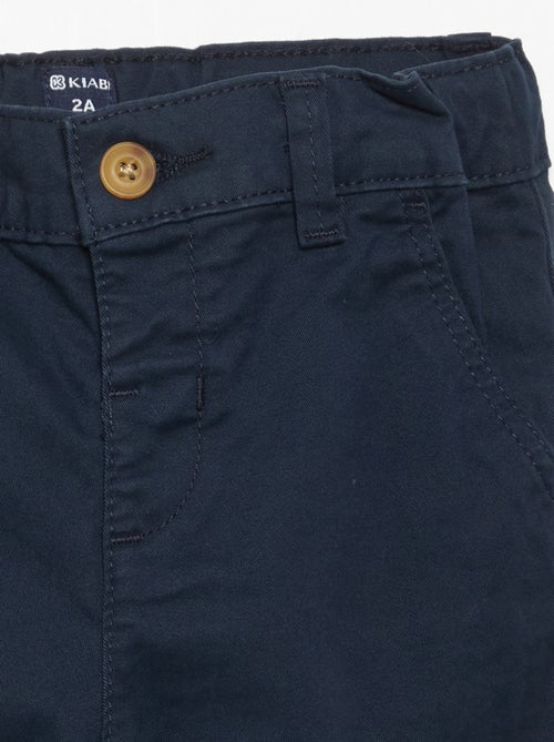 Chino droit en coton stretch - Kiabi