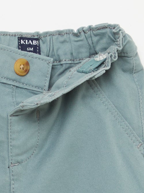 Chino droit en coton stretch - Kiabi